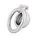TERNENCE Metal Chastity Device Male Comfortable Virginity Lock Chastity Belt with Small Cage (1.57 inch / 40mm)