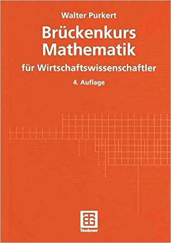 Brückenkurs Mathematik Für Wirtschaftswissenschaftler - 