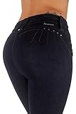 Style K540- Colombian Design, High Waist, Butt Lift, Levanta Cola, Skinny Jeans
