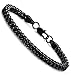 FIBO STEEL 6mm Wide Curb Chain Bracelet for Men Women Stainless Steel High Polished,8.5-9.1