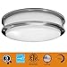 Zip-LED Surface Mounted LED Light Fixture for Ceiling or Wall in Brushed Nickel, 4000K Natural White, TRIAC Dimmable, Dry Location IP20 (14