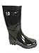 Shoes8teen Womens Classic Rain Boot With Buckle Prints & Solids