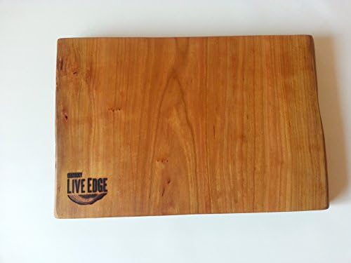 Live Edge Serving Board- Charcuterie Board- Cheese Board- Cutting Board- Trivet- Bread Board- Gift- Foodie- Chef- Cherry- Natural Wood