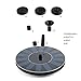 oenbopo Solar Power Pump Bird Bath Fountain, 1.4W Solar Powered Fountain Free Standing Water Pump Floating Watering Panel Kit for Bird Bath, Fish Tank Aquarium, Pond,Garden, Lawn