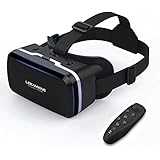 VR Headset Virtual Reality Headset- Compatiblefor for iph X/7/6S/6Splus/6/5,Galaxy, Huawei,Google, Moto and All Android Smartphone 4.7~6.0 Inches(Newest Style)