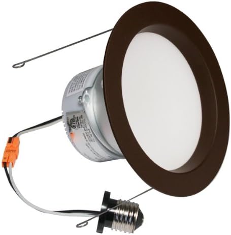 American Lighting EP6-E26-27-DB E-Pro 6-Inch Downlight, 2700K Color Temp, E26 Base, 10W, 700 Lm, Dark Bronze Trim