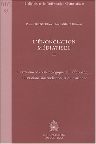 L' énonciation médiatisée