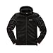 ALPINESTARS Men's Modern Fit Stretch Removable Hood Bunjie Adjusters Tech Bonded Micro Fleece, Stratified Black, L