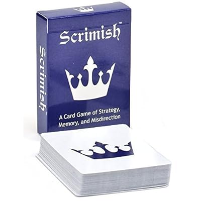 Nexci Scrimish Strategy Card Game - Easy to Learn Portable Game for All Ages. 2 Players. (Blue/Red 1 Pack)