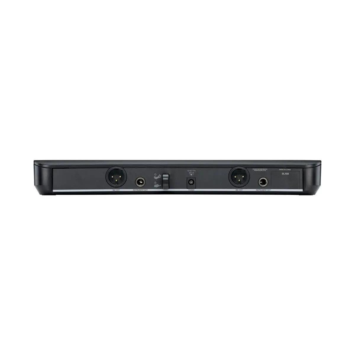 Shure BLX288/SM58 Wireless Microphone System - 14-Hour Battery Life, 300 ft Range, UHF | Includes (2) SM58 Handheld Vocal Mics, Dual Channel Receiver | H11 Band (BLX288/SM58-H11)