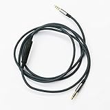 KetDirect 1.5m(4.5ft)Replacememt Cable with remote volume control & Microphone for apple iphone itouch ipad & Android phone Samsung to skullcandy crusher AVIATOR 2.0 Hesh 2 headphone