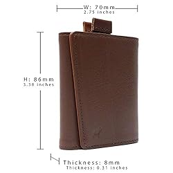 The Frenchie Co. Mini Speed Wallet | Mocha + Tan