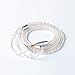 KBEAR 8 Core Silver Plated Upgrade Earphone Cable, Detachable Replacement Cable HiFi in Ear Monitor Wires for TIN P1 for Shure SE215 SE315 SE425 SE535(MMCX 3.5mm)