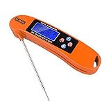 Dr.meter Digital Meat Food Cooking Thermometer With Instant Read, Voice Broadcast And Backlit Screen