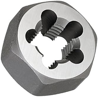 Kodiak Cutting Tools KCT171587 USA Made Carbon NPT Rethreading Die, 1-1/4" Hex OD, 5/8" Thickness, 1/4"-18"