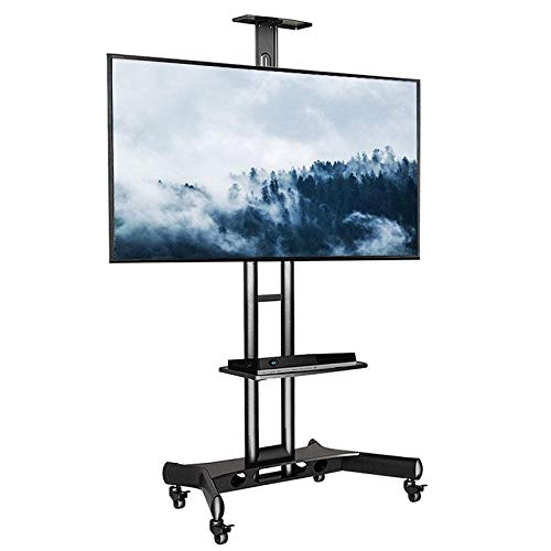Buy Rife Mobile TV Trolley Stand with Mount for LED LCD Plasma Flat