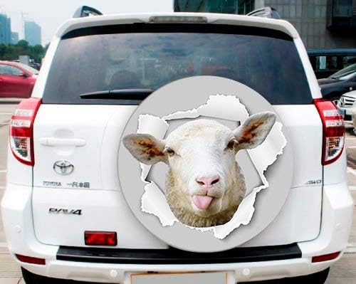 Beach345sley Sheep Sticker Sheep Car Decal Car Spare Tire Cover Sticker Spare Wheel Cover Sticker Wheel Cover Skin Decal Car Graphics Sticker K71506-15x15 Inch
