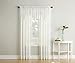 No. 918 Erica Crushed Sheer Voile Rod Pocket Curtain Panel, 51