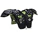 Schutt Y-Flex 4.0 Shoulder Pads, Football, Black, X-Small