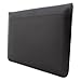 MacBook Air 11 Sleeve, Snugg - Black Leather Sleeve Case Protective Cover for MacBook Air 11