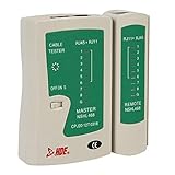 HDE RJ45 RJ11 RJ12 Cat5 Cat6 UTP Network Cable Tester for LAN Phone Wire Test Tool