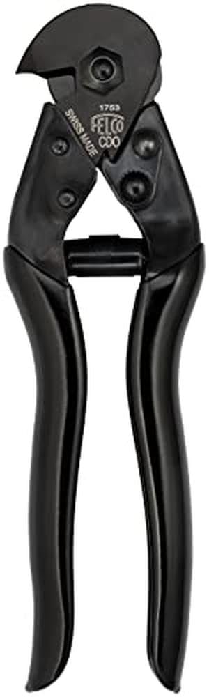 Felco Barbed Wire Cutter Model CDO One Handed Operation Triangular Cutting System Cuts 5mm Wire and Cable Without Squashing Farming Homestead Fencing Gardening Made in Switzerland