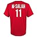 Outerstuff English Premiership Liverpool Mohamed Salah Name and Number Short Sleeve Tee, Red, Youth Large (14-16)