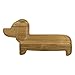 Orla Kiely AOK401 Dachshund Reversible Acacia Wood Serving and Cutting Board, One Size, Persimmon