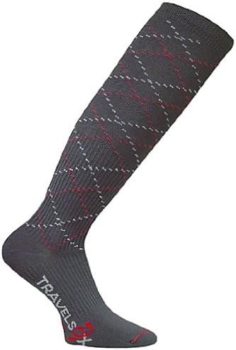 Travelsox Ladies Compression Socks 10-18mmHg - Best For All Sports,Travel Flight, Nurses, Vein Support, Pregnancy, Knee High