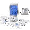 NURSAL 24 Modes TENS Unit Muscle Stimulator with Continuous Stimulation, Rechargeable Electronic Pulse Massager with 8…