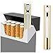 [1 Pack] Gold USB Charger Electric Lighter - Nacodex Rechargeable USB Lighter, USB Cigarette Lighter Portable Rechargeable ([1 Pack] Gold)