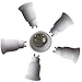 DZYDZR 6pcs Bulb Holder GU10 to E27 Adapter Converter - GU10 to E26 LED Bulb Base Socket