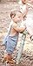 YOUNGER TREE Infant Toddle Baby Boys Girls Cotton Linen Jumpsuit One Piece Blue/Beige Overall Outfit Clothes