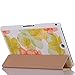 MoKo Sony Xperia Z3 Tablet Compact Case - Ultra Slim Lightweight Smart-shell Stand Cover Case for Xperia Z3 8 Inch Tablet Compact, Floral GREEN (With Smart Cover Auto Wake / Sleep)