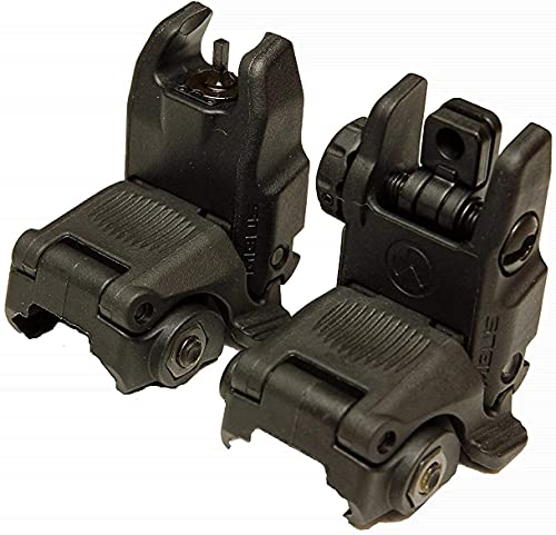 Mbus 2nd Generation-(Black) Flip Sight Group Front