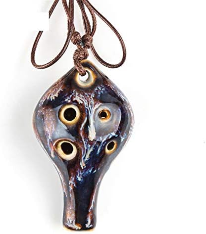 JINLI-CASE Piccolo 6 Holes Ocarina Alto C Ocarina in Particular Type Appropriate for Youngsters Woodwind Musical Instrument Flute (Coloration : Blue)