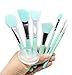 JJMG 8pcs Clear Silicone Makeup Brush Applicator Sponge Perfect for Eye Blush Lips BB CC Cream Foundation Concealer Blending Air Cushion Cosmetics Blender - Blue