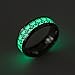 SUNSCSC Luminous Biker Ring Stainless Steel Gold Vintage Freemason Masonic Jewelery Band (12)