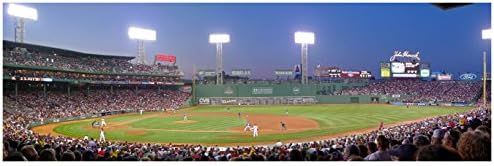 ArtsyCanvasFenway Park - v. Rangers - Baseball Field - 44x15 Matte Poster Print Wall Art