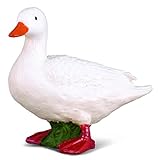 CollectA Farm Life White Duck Miniature Toy Figure - Authentic Hand Painted Model