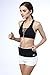EAZYMATE Fashion Running Belt - Travel Money Belt Zipper Pockets Fit All Smartphones Passport - Black-M