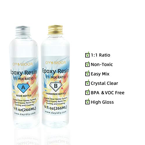 Epoxy Resin Crystal Clear Art Resin 2 Part Epoxy Resin