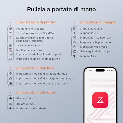 Qrevo Edge S5A Robot Aspirapolvere Lavapavimenti, Antigroviglio, Spazzola Laterale e Mocio FlexiArm, 18.500 Pa, 10 mm Sollevamento Automatico dei Moci, Evita Ostacoli, Stazione Tutto in Uno