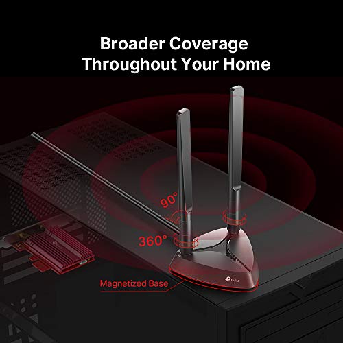 TP-LINK-Archer-TX3000E-AX3000-Adaptador-inalmbrico-de-Doble-Banda-Bluetooth-50-PCI-Express-con-Dos-Antenas-y-Tarjeta-de-Interfaz-de-Red-Pcie-para-Escritorio-Soporte-de-Perfil-bajo-Incluido