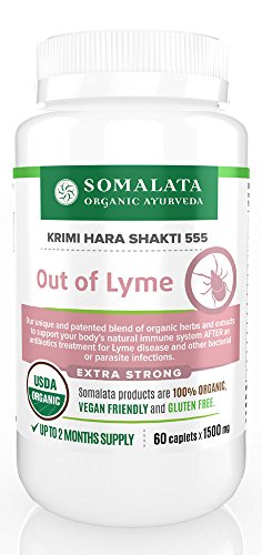 Out of Lyme – Lyme Recovery Supplement – 12 Herbs Formula - USDA certified organic – 1500 mg