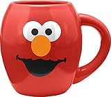 Sesame Street Elmo Monster 18 Oz. Oval Ceramic Mug