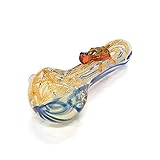 SZZX 2018 New 4 Inch Tortoise Pipe,Portable Art Collection Unbreakable Handmade Glass Tube