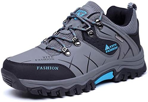 Men's Hiking Boots High Top Trekking Shoes Non Slip Outdoor Warm Waterproof Walking Climbing Sneakers
