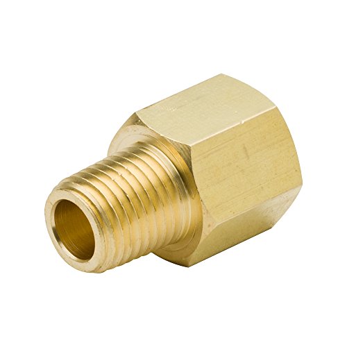 Legines NPT Adapter 3/8" to 1/4" Reducing Pipe Adaptor Fitting, Female x Male (Pack of 2)