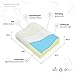 Bamboo Memory Foam Contour Pillow - A Firm Flexible Therapeutic Posturepedic Pillow for Sound Sleep and Reduced Neck and Shoulder Pain - Standard Size (20 x 12 in)